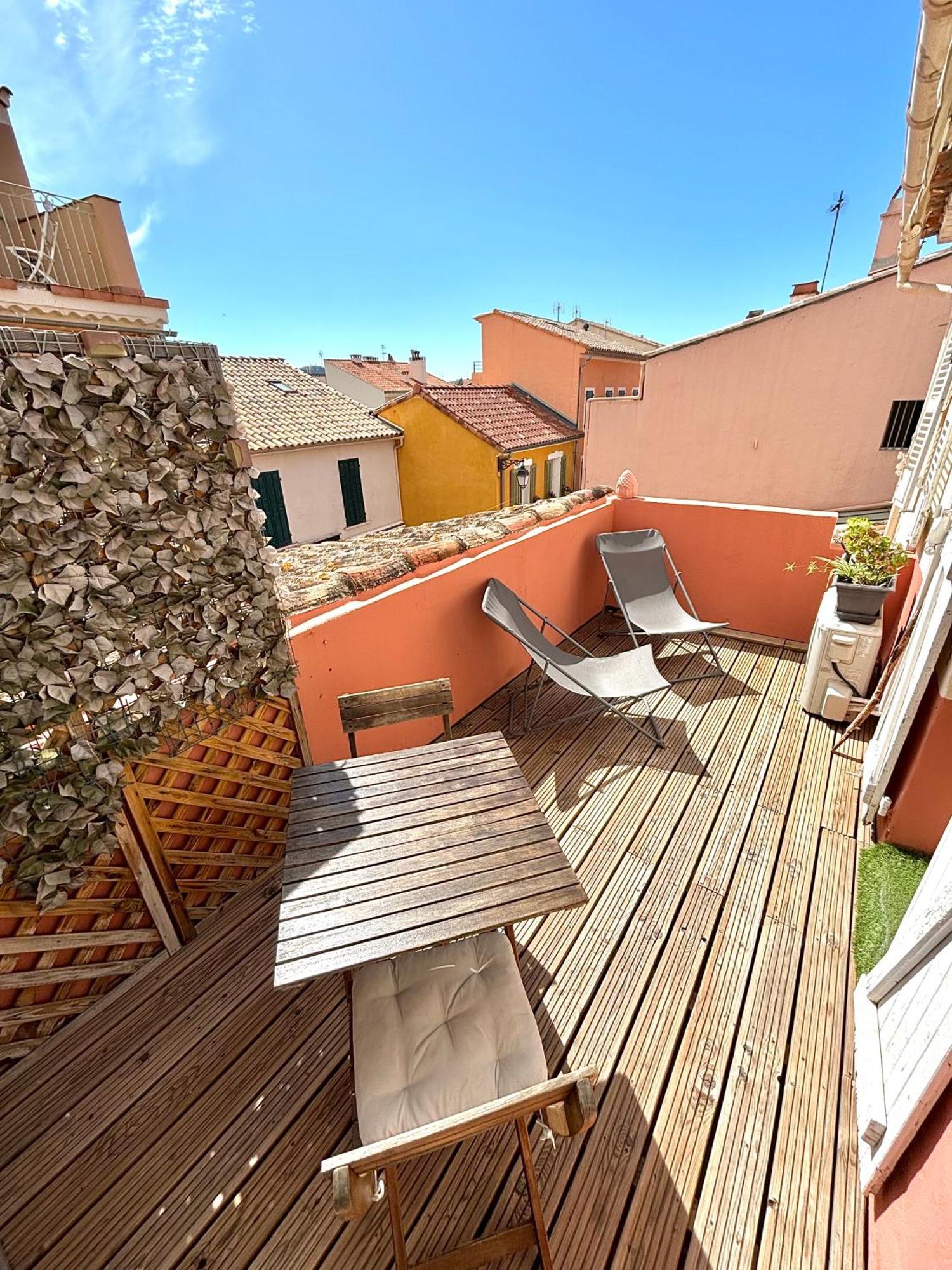 Terrasse Centre Rue Piétonne Appartement Sanary-sur-Mer